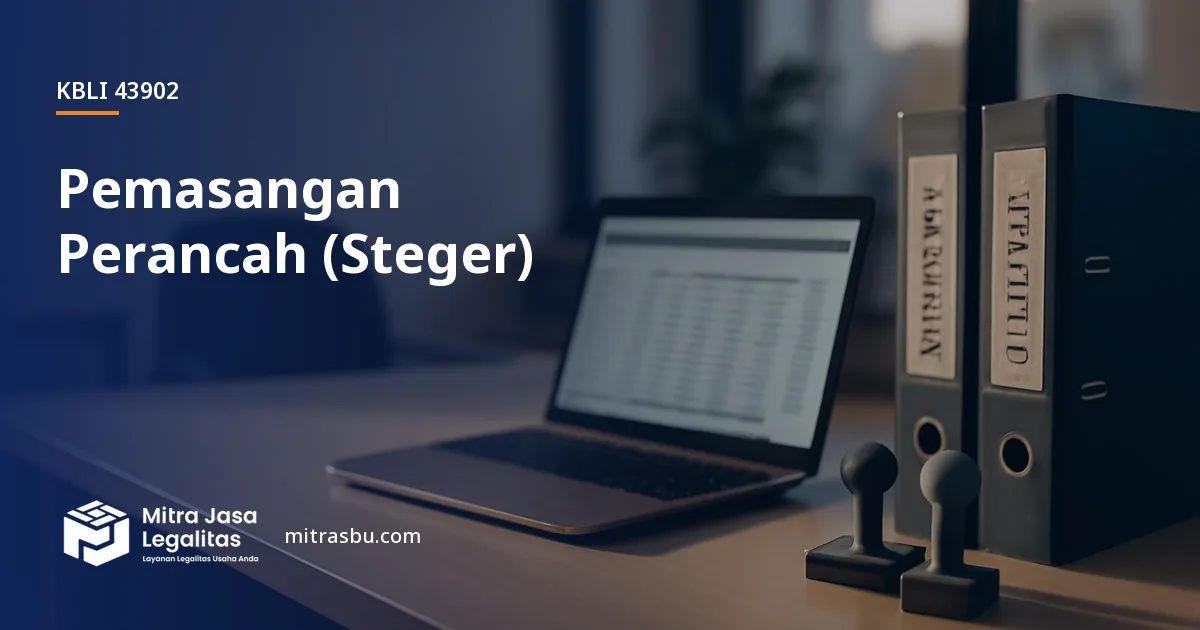 KBLI 43902 Pemasangan Perancah (Steger) — ruang lingkup dan perizinan