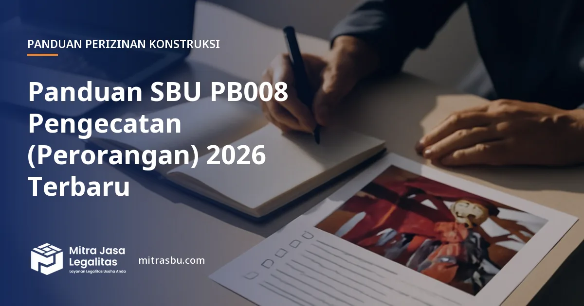 Ilustrasi sampul panduan perizinan konstruksi — SBU PB