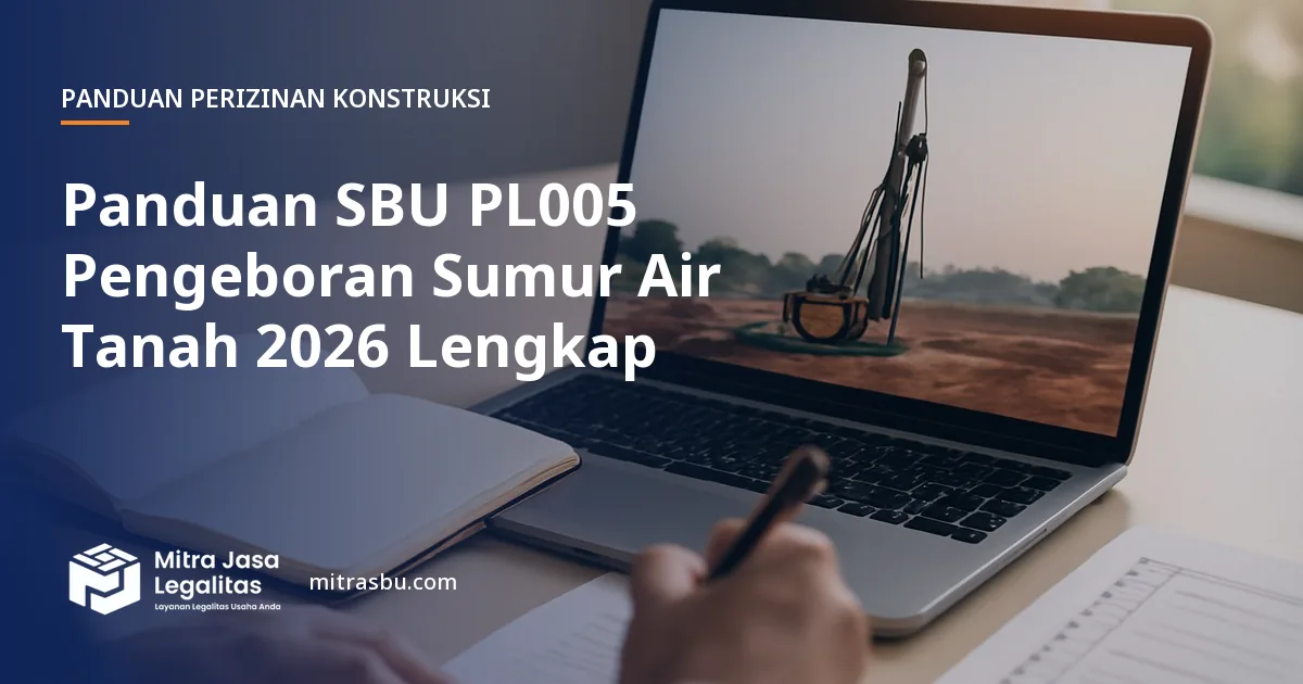 Ilustrasi sampul panduan perizinan konstruksi — SBU PL