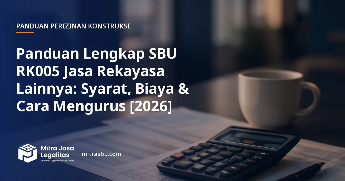 Ilustrasi sampul panduan perizinan konstruksi — Rekayasa Konstruksi