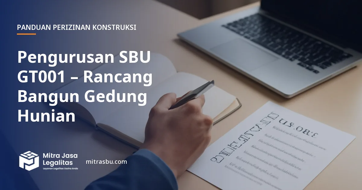 Layanan Pengurusan SBU GT001 – Rancang Bangun Gedung Hunian oleh Mitra Jasa Legalitas