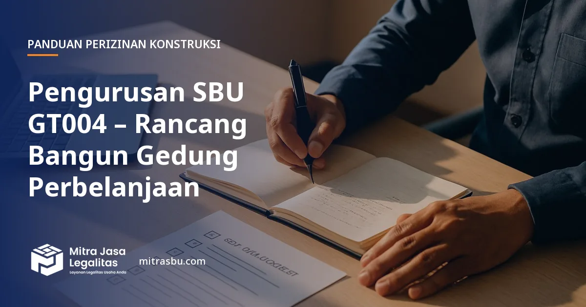 Layanan Pengurusan SBU GT004 – Rancang Bangun Gedung Perbelanjaan oleh Mitra Jasa Legalitas