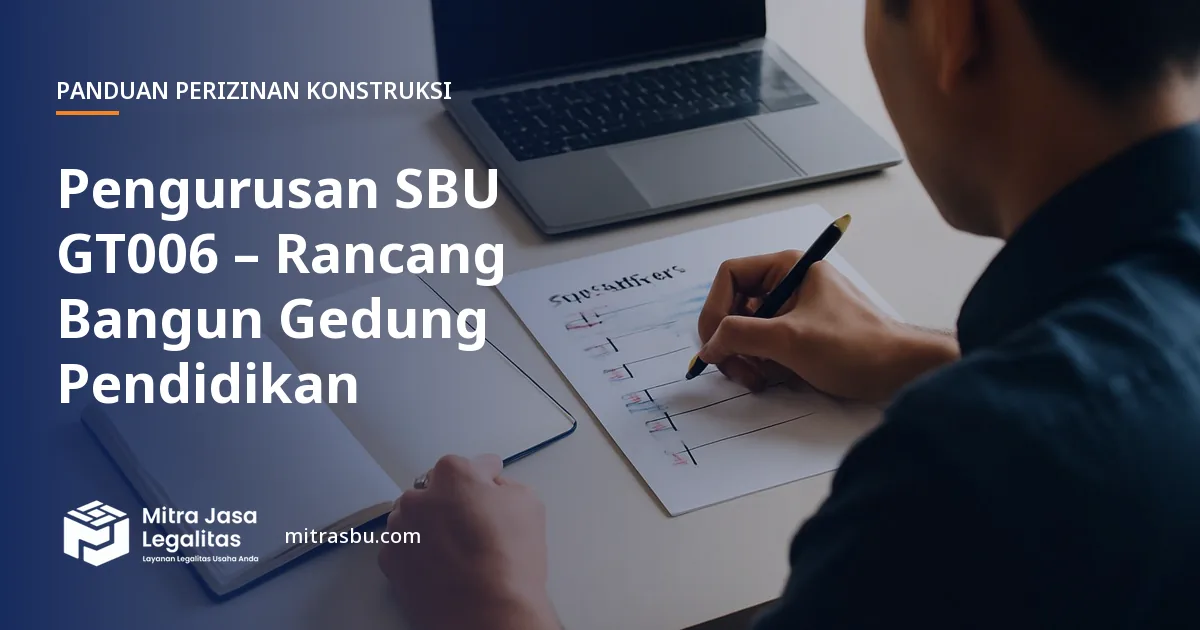 Layanan Pengurusan SBU GT006 – Rancang Bangun Gedung Pendidikan oleh Mitra Jasa Legalitas