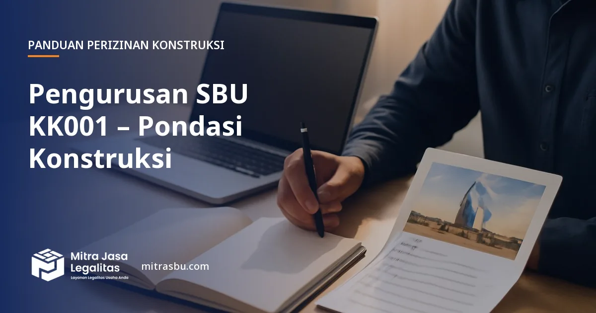Layanan Pengurusan SBU KK001 – Pondasi Konstruksi oleh Mitra Jasa Legalitas