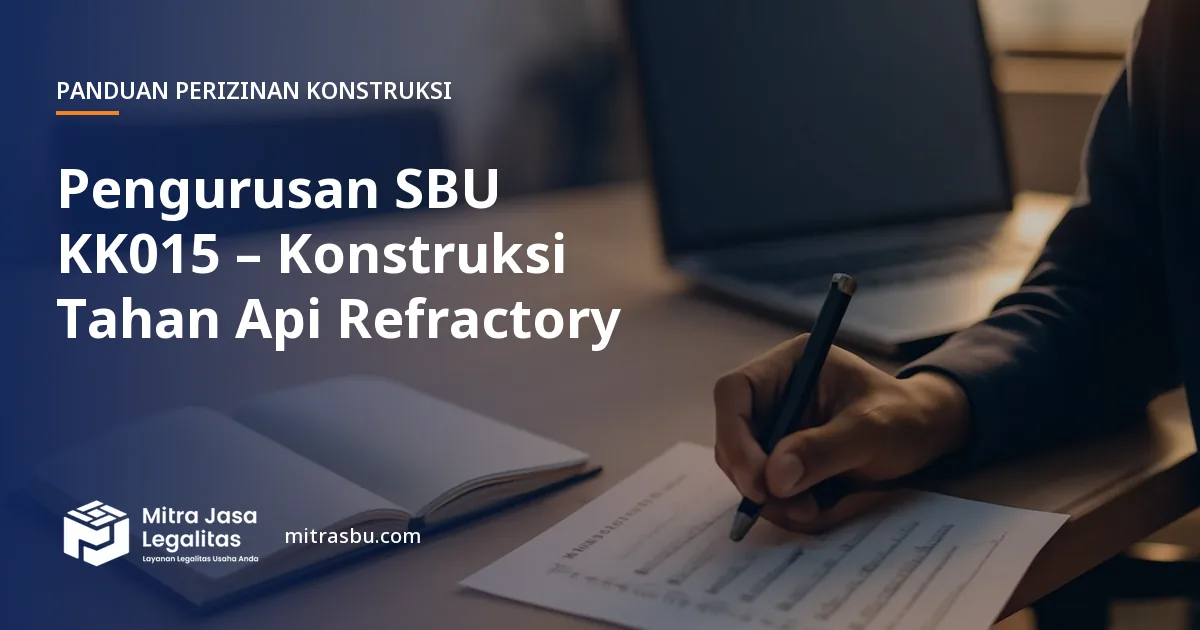 Layanan Pengurusan SBU KK015 – Konstruksi Tahan Api Refractory oleh Mitra Jasa Legalitas