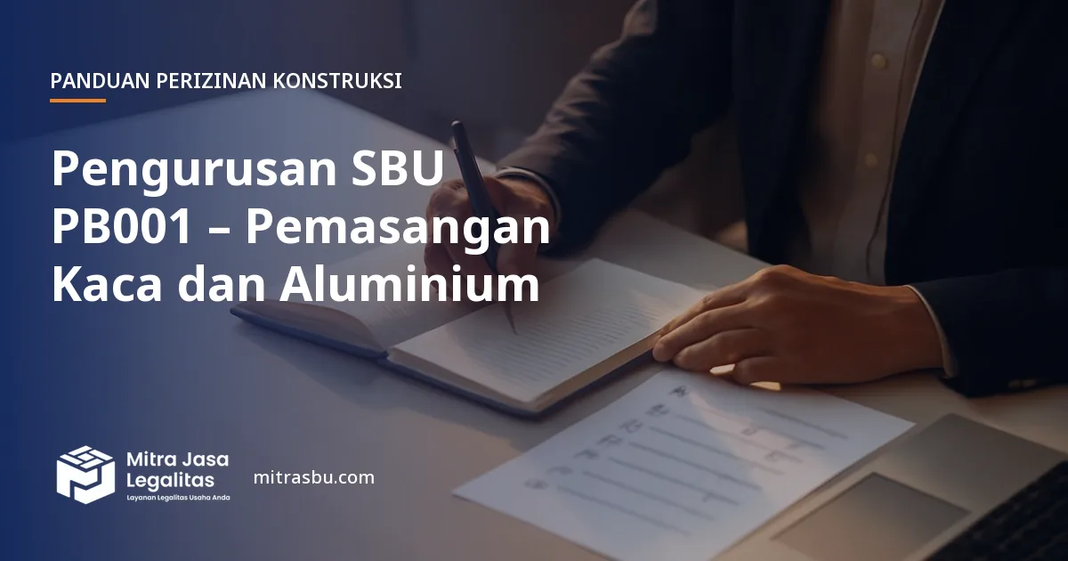 Layanan Pengurusan SBU PB001 – Pemasangan Kaca dan Aluminium oleh Mitra Jasa Legalitas