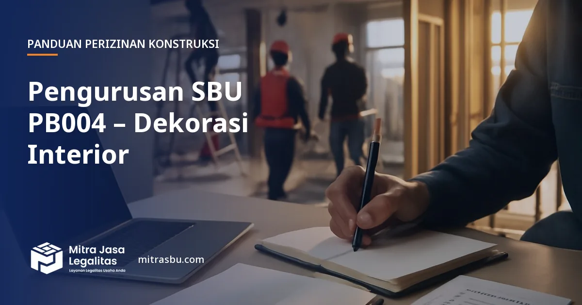 Layanan Pengurusan SBU PB004 – Dekorasi Interior oleh Mitra Jasa Legalitas