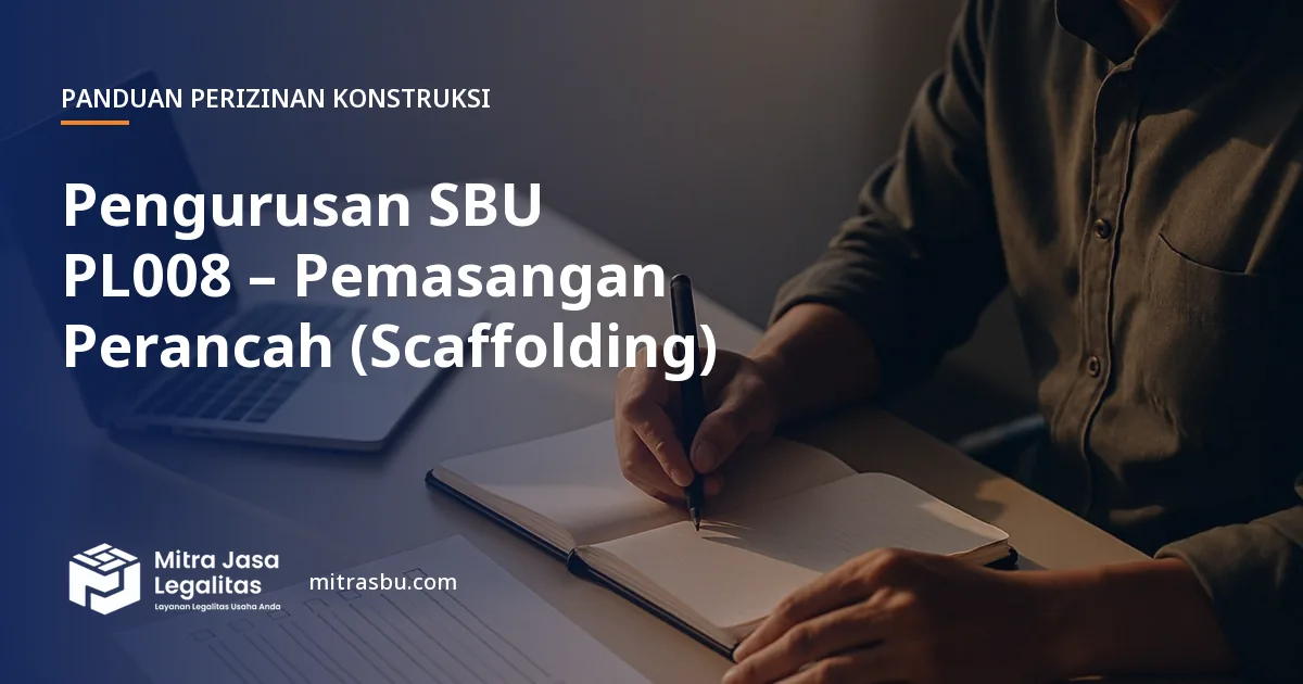 Layanan Pengurusan SBU PL008 – Pemasangan Perancah (Scaffolding) oleh Mitra Jasa Legalitas