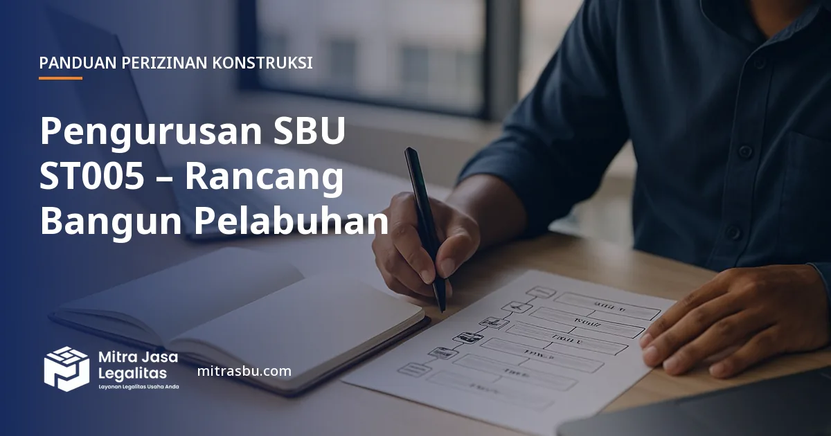 Layanan Pengurusan SBU ST005 – Rancang Bangun Pelabuhan oleh Mitra Jasa Legalitas