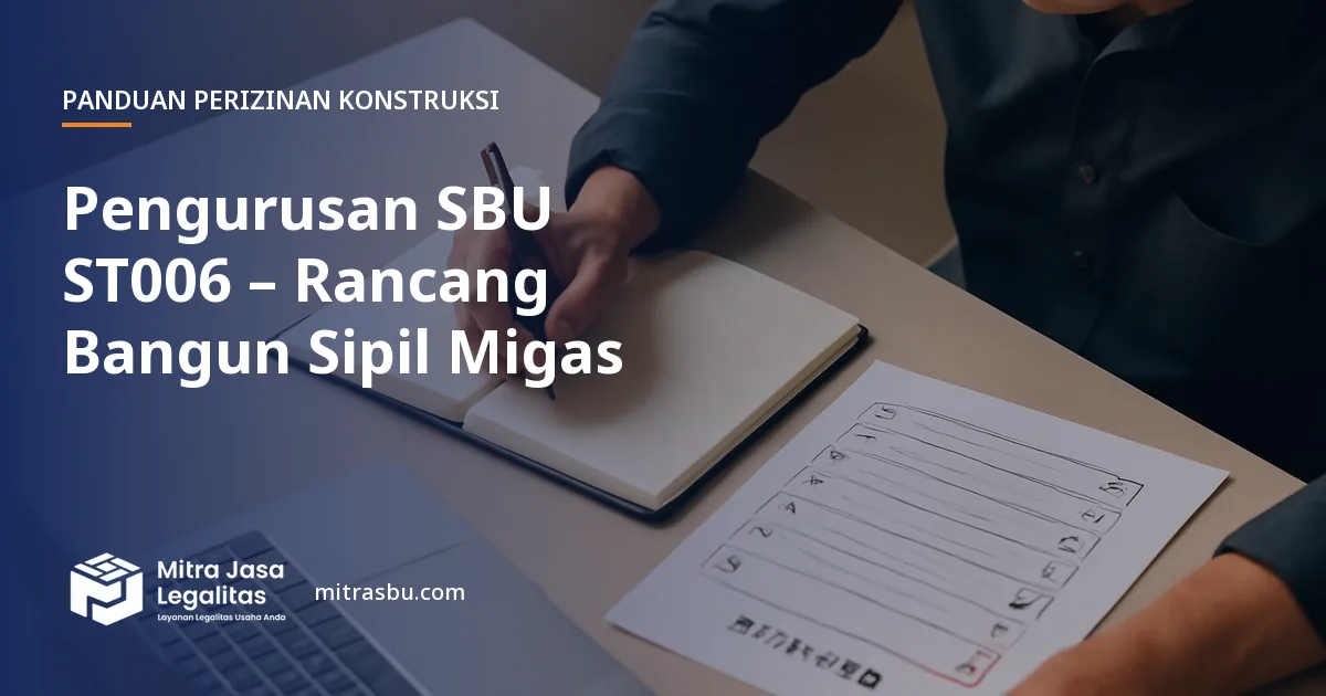 Layanan Pengurusan SBU ST006 – Rancang Bangun Sipil Migas oleh Mitra Jasa Legalitas