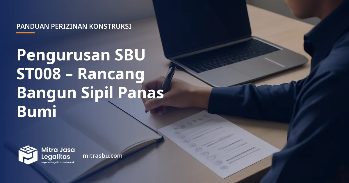 Layanan Pengurusan SBU ST008 – Rancang Bangun Sipil Panas Bumi oleh Mitra Jasa Legalitas