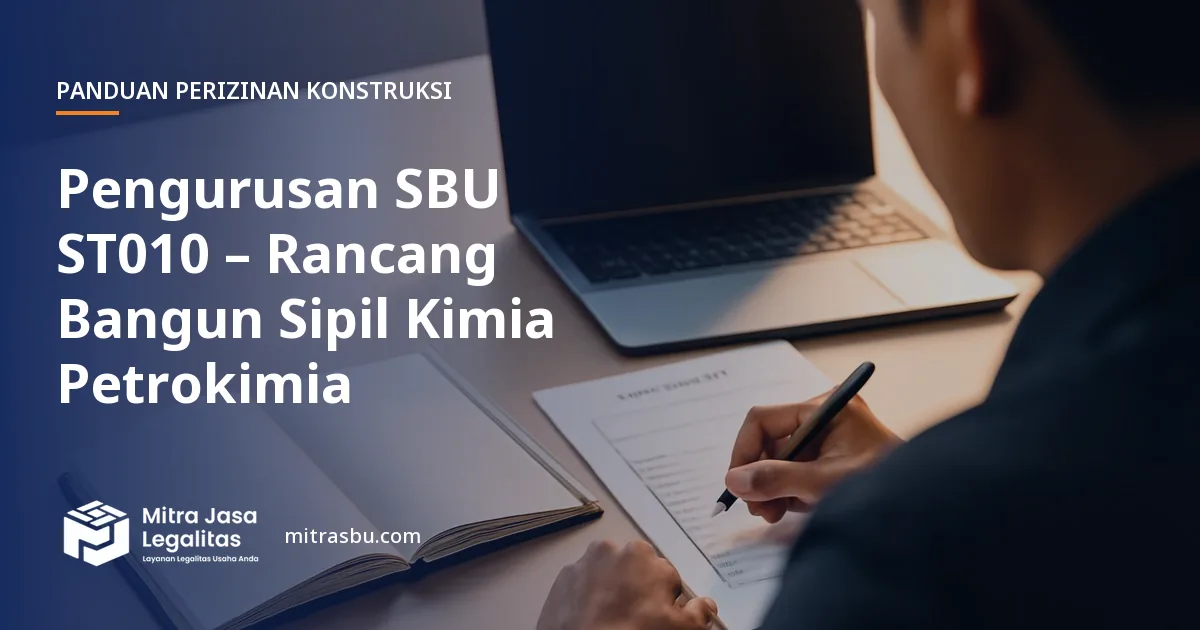 Layanan Pengurusan SBU ST010 – Rancang Bangun Sipil Kimia Petrokimia oleh Mitra Jasa Legalitas