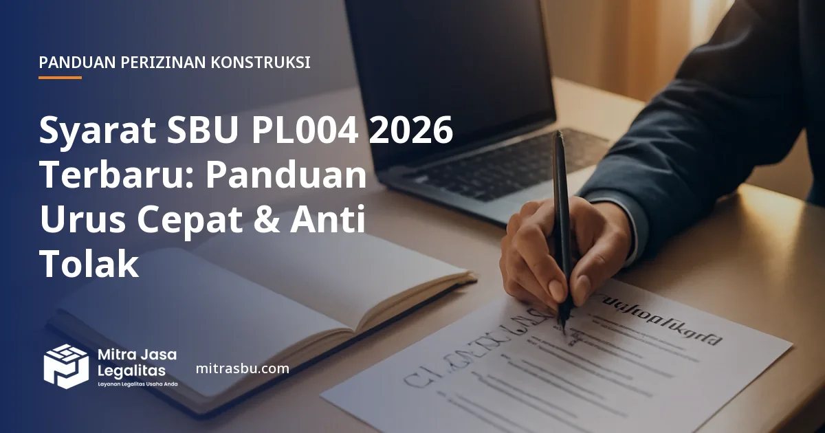 Ilustrasi artikel Syarat SBU PL004 2026 Terbaru: Panduan Urus Cepat & Anti Tolak — Mitra Jasa Legalitas