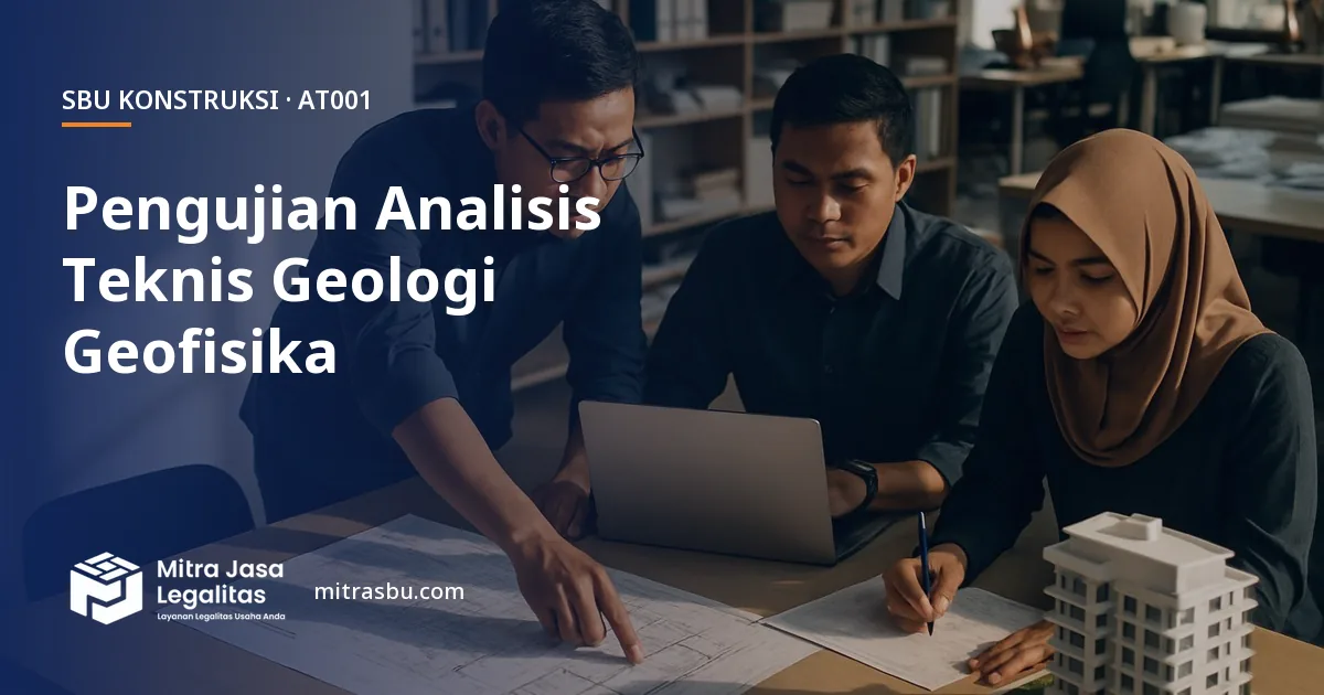 SBU AT001 Jasa Pengujian dan Analisis Teknis Geologi, Geofisika, dan Geokimia — syarat, biaya, dan cara mengurus