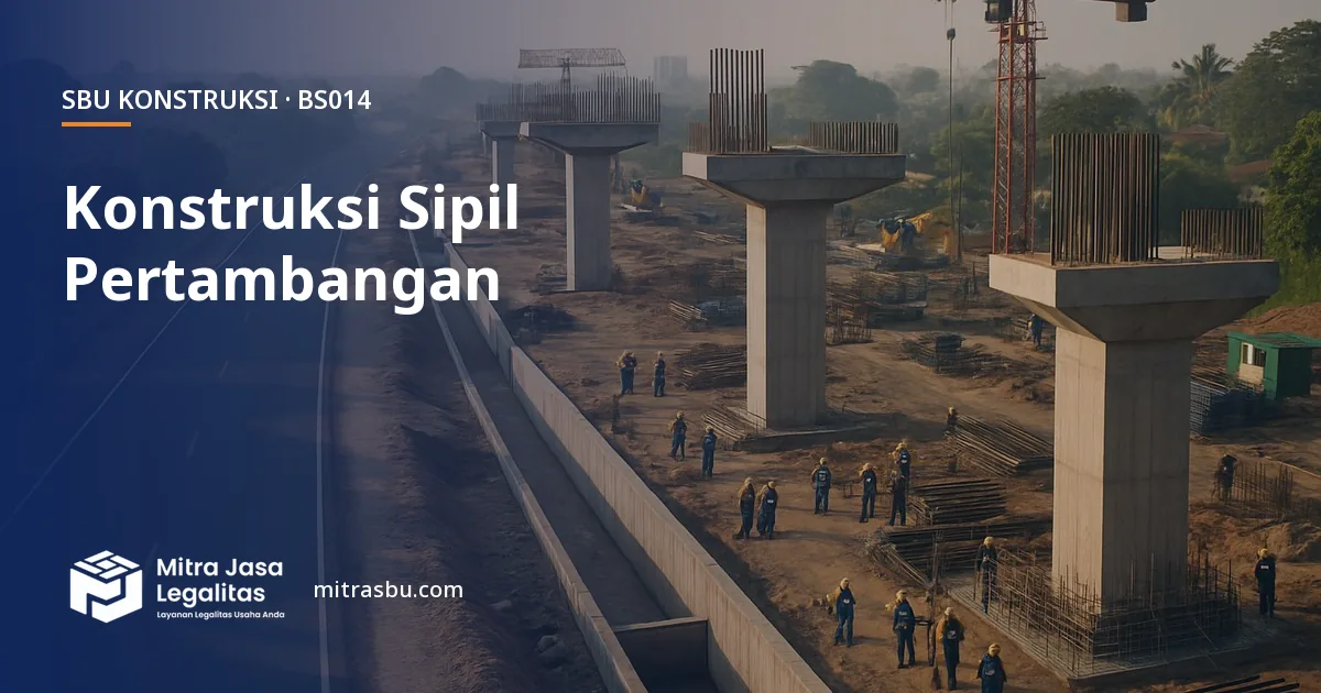 SBU BS014 Konstruksi Bangunan Sipil Pertambangan — syarat, biaya, dan cara mengurus