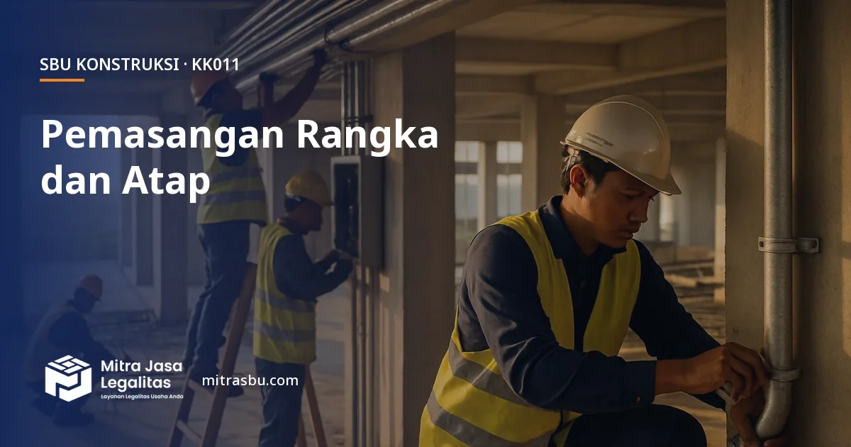 SBU KK011 Pemasangan Rangka dan Atap/Roof Covering — syarat, biaya, dan cara mengurus