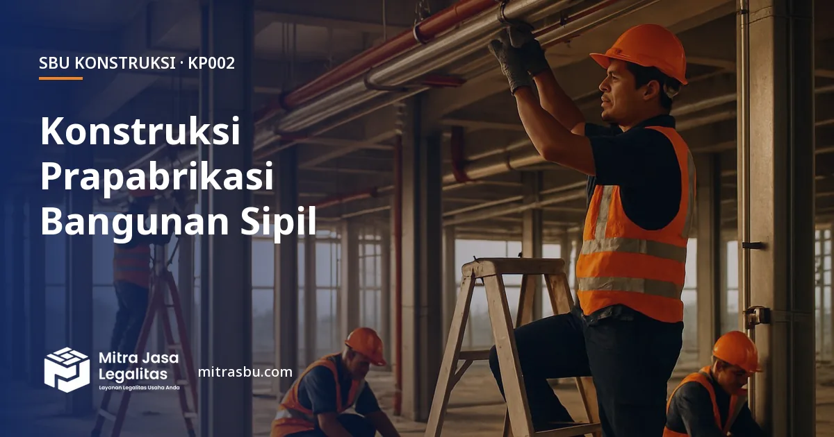 SBU KP002 Pekerjaan Konstruksi Prapabrikasi Bangunan Sipil — syarat, biaya, dan cara mengurus
