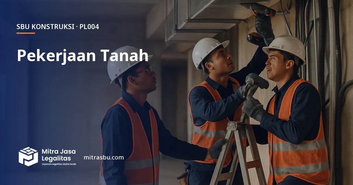 SBU PL004 Pekerjaan Tanah — syarat, biaya, dan cara mengurus