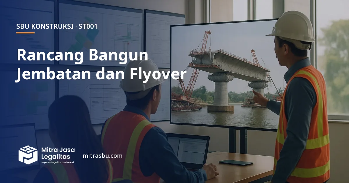 SBU ST001 Konstruksi Bangunan Sipil Jembatan, Jalan Layang, Fly Over, dan Underpass Terintegrasi — syarat, biaya, dan cara mengurus