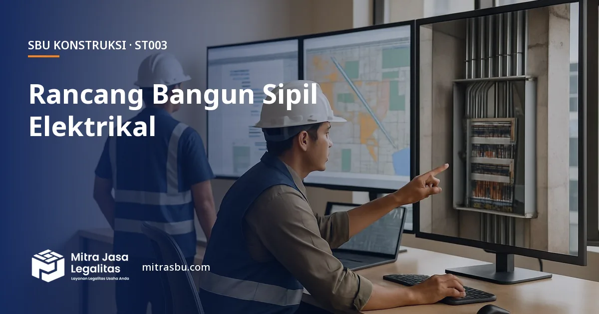 SBU ST003 Konstruksi Bangunan Sipil Elektrikal Terintegrasi — syarat, biaya, dan cara mengurus
