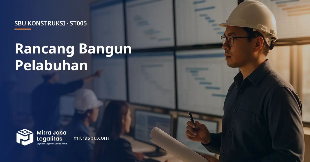 SBU ST005 Konstruksi Bangunan Pelabuhan Bukan Perikanan Terintegrasi — syarat, biaya, dan cara mengurus