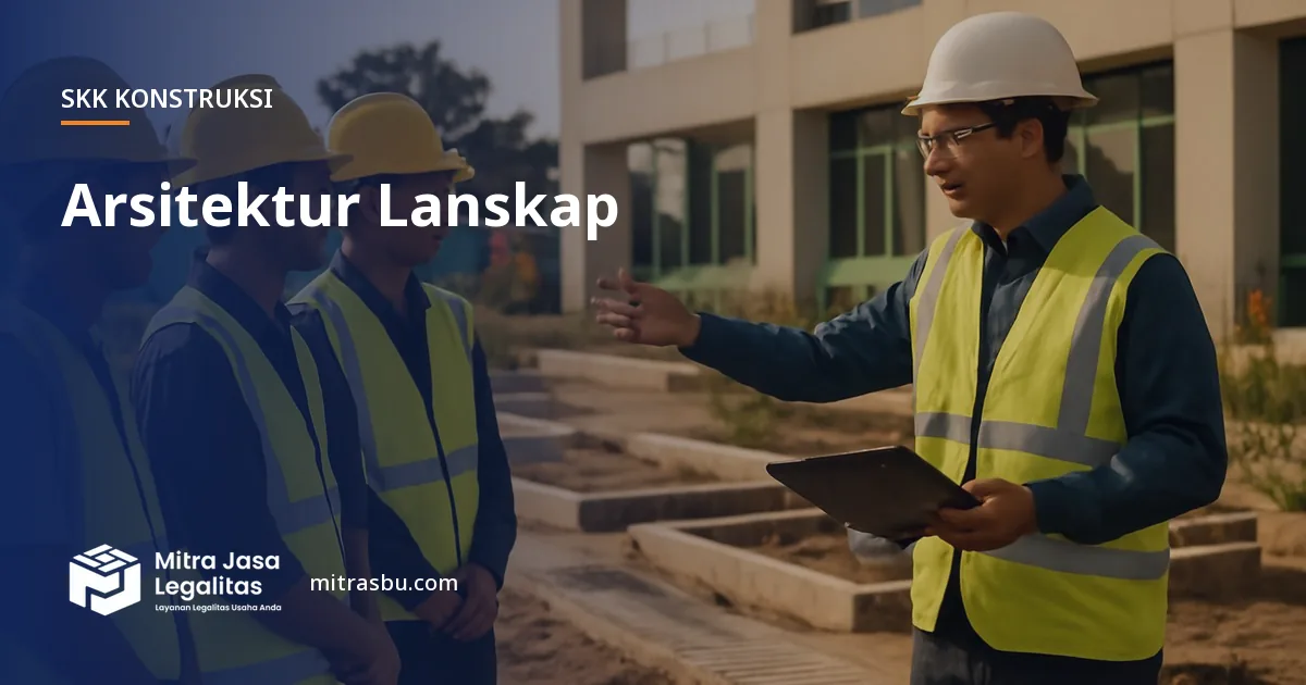 SKK Konstruksi Arsitektur Lanskap — syarat dan jenjang