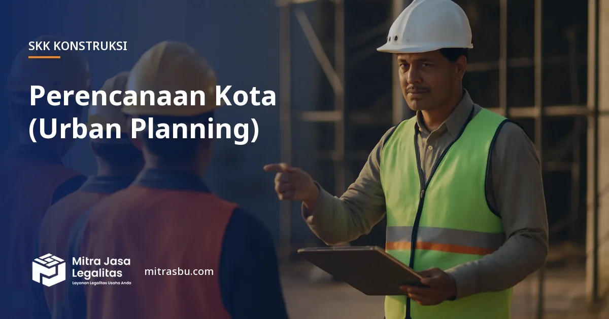 SKK Konstruksi Perencanaan Kota (Urban Planning) — syarat dan jenjang