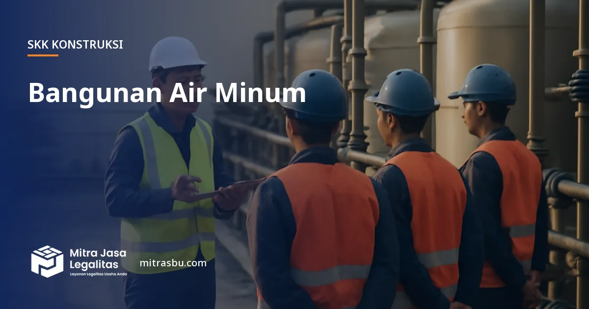 SKK Konstruksi Bangunan Air Minum — syarat dan jenjang