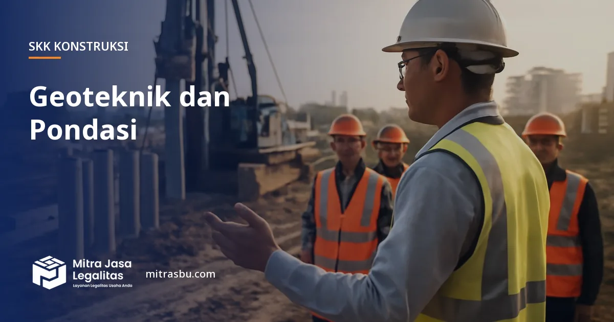 SKK Konstruksi Geoteknik dan Pondasi — syarat dan jenjang